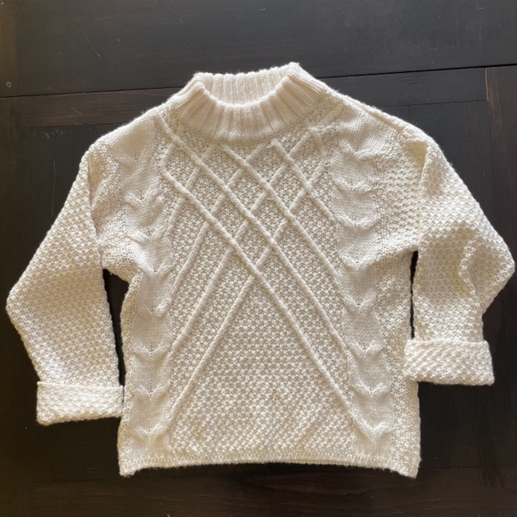 Essentiel Antwerp Italy made sweater. Large off white, knitted, ribbed loose fit - Picture 2 of 7